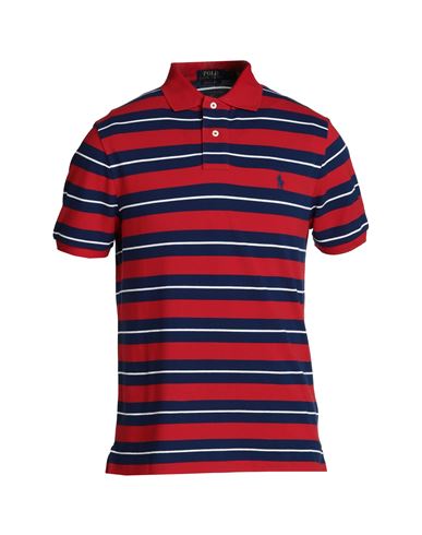 Polo Ralph Lauren Man Polo Shirt Red Size Xxl Cotton