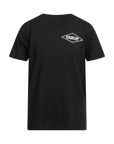 Dreamland Syndicate Man T-shirt Black Size Xl Organic Cotton