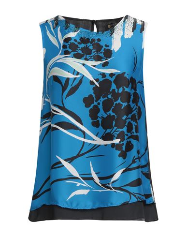 Camilla  Milano Camilla Milano Woman Top Blue Size 6 Polyester