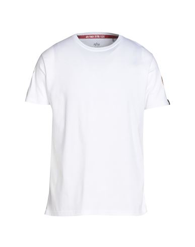 Alpha Industries Man T-shirt White Size 3xl Cotton