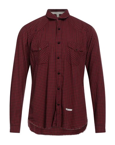 Dnl Man Shirt Brick Red Size 16 Cotton