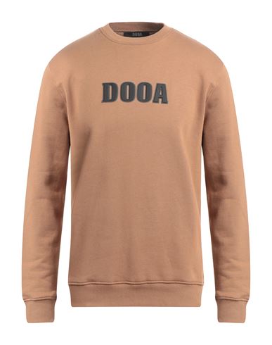 Dooa Man Sweatshirt Camel Size L Cotton, Polyester In Beige