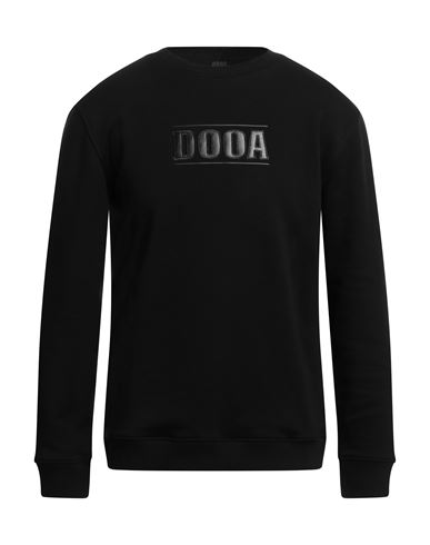 Dooa Man Sweatshirt Black Size Xl Cotton, Polyester