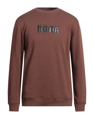 Dooa Man Sweatshirt Cocoa Size Xxl Cotton, Polyester In Brown