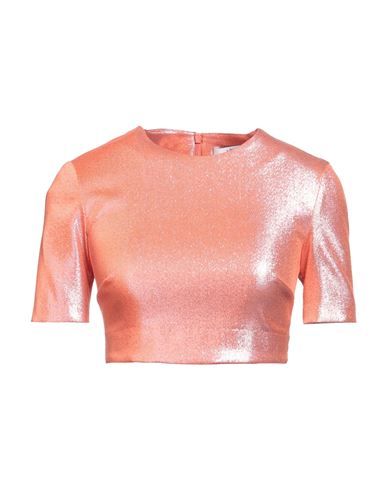 Area Woman Top Salmon Pink Size Xs Cotton, Polyester, Polyamide, Elastane