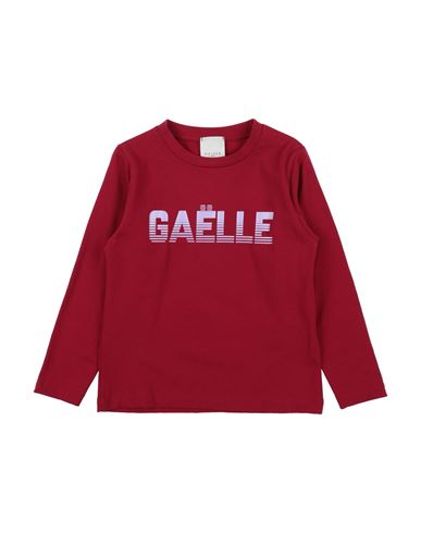 Gaelle Paris Babies' Gaëlle Paris Toddler Girl T-shirt Brick Red Size 6 Cotton, Elastane