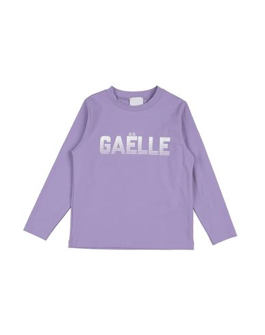Gaelle Paris Babies' Gaëlle Paris Toddler Girl T-shirt Light Purple Size 6 Cotton, Elastane