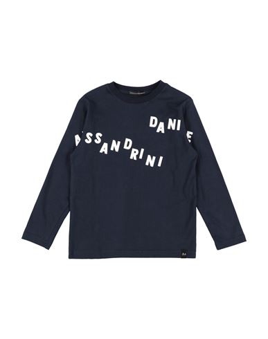 Shop Daniele Alessandrini Toddler Boy T-shirt Midnight Blue Size 6 Cotton