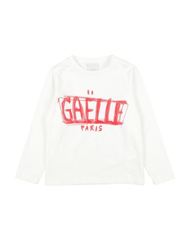 Gaelle Paris Babies' Gaëlle Paris Toddler Girl T-shirt Ivory Size 6 Cotton, Elastane In White