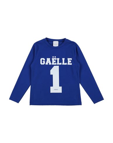 Gaelle Paris Babies' Gaëlle Paris Toddler Girl T-shirt Blue Size 6 Cotton, Elastane