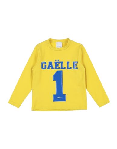 Gaelle Paris Babies' Gaëlle Paris Toddler Girl T-shirt Ocher Size 6 Cotton, Elastane In Yellow