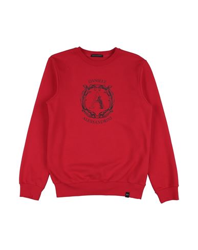 Daniele Alessandrini Babies'  Toddler Boy Sweatshirt Red Size 4 Cotton, Polyester