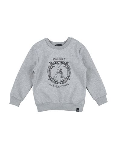 Daniele Alessandrini Babies'  Toddler Boy Sweatshirt Grey Size 4 Cotton, Polyester