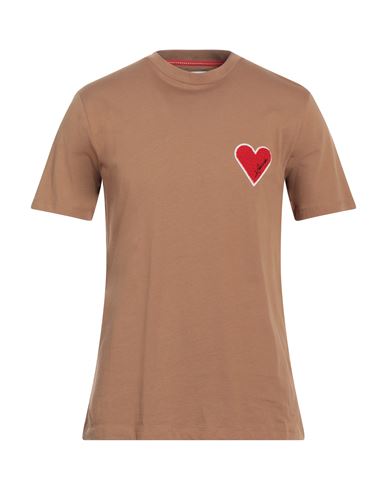 Sseinse Man T-shirt Light Brown Size Xxl Cotton In Beige