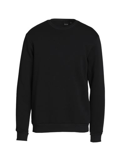 Only & Sons Man Sweatshirt Black Size Xl Cotton, Polyester