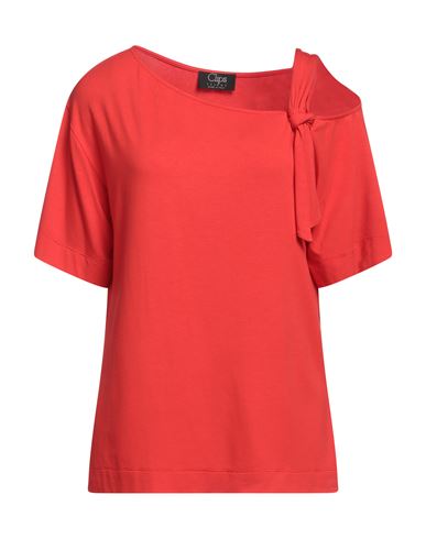 Clips Woman T-shirt Red Size Xl Viscose, Elastane
