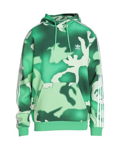Adidas Originals Graphics Camo Aop Hoodie Man Sweatshirt Green Size Xxl Cotton, Polyester | ModeSens