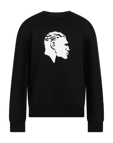 Neil Barrett Man Sweatshirt Black Size M Viscose, Elastane