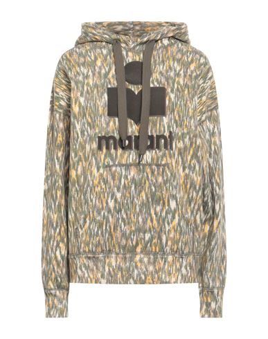 Isabel Marant Étoile Marant Étoile Woman Sweatshirt Military Green Size 0 Cotton, Polyester, Polyamide In Green