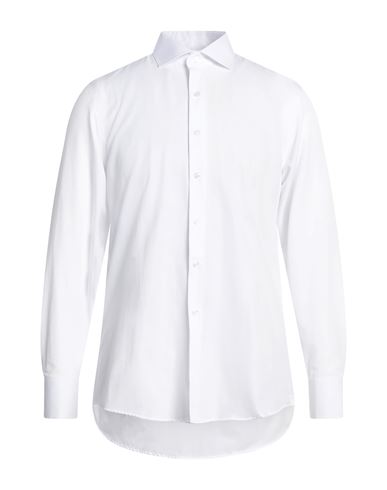 Shop Egon Von Furstenberg Man Shirt White Size 17 ¾ Cotton