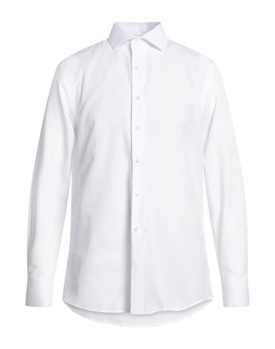 Egon Von Furstenberg Man Shirt White Size 17 Cotton