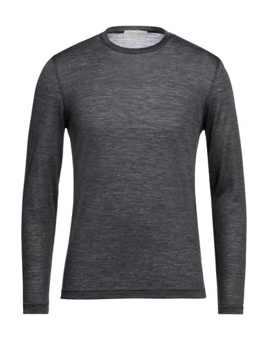 Filippo De Laurentiis Man T-shirt Lead Size 44 Merino Wool In Grey