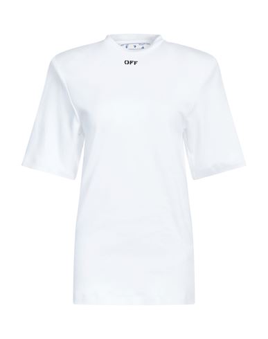 Off-white Woman T-shirt White Size 6 Cotton