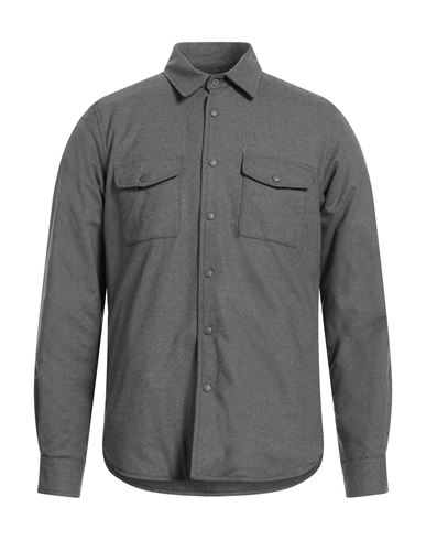 ASPESI ASPESI MAN SHIRT LEAD SIZE S WOOL, POLYESTER, ELASTANE 