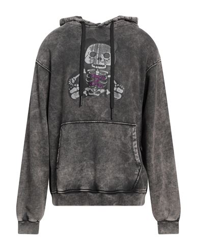 Shop Vision Of Super Man Sweatshirt Lead Size L Cotton In Grey