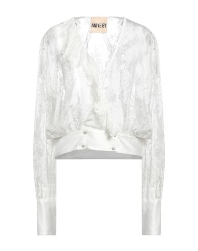 Aniye By Woman Shirt White Size 6 Polyamide, Cotton, Polyester