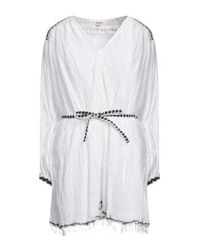 Lemlem Woman Mini Dress White Size Xs/s Cotton, Acrylic