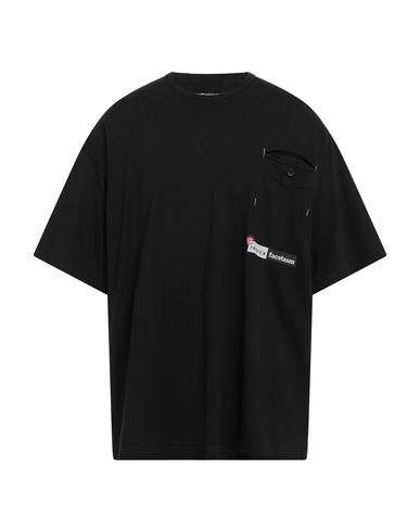 Incotex Man T-shirt Black Size L Cotton