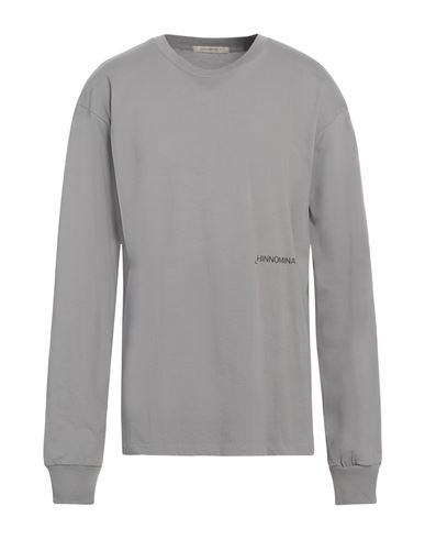 Hinnominate Woman T-shirt Grey Size Xl Cotton