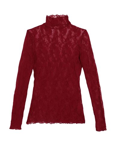 Wolford Woman T-shirt Garnet Size L Polyamide In Red