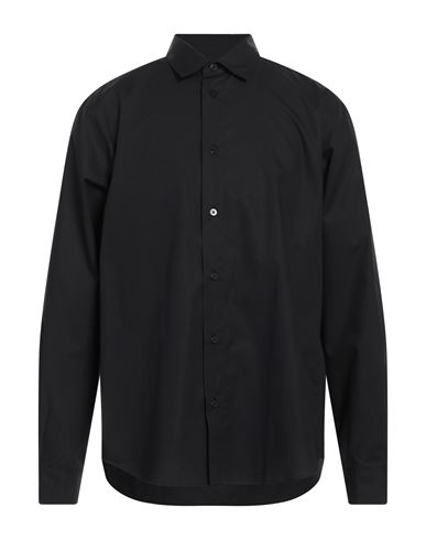 Versace Jeans Couture Man Shirt Black Size 40 Cotton