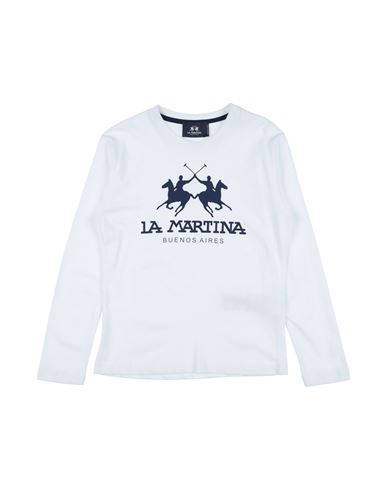 La Martina Babies'  Toddler Boy T-shirt White Size 6 Cotton