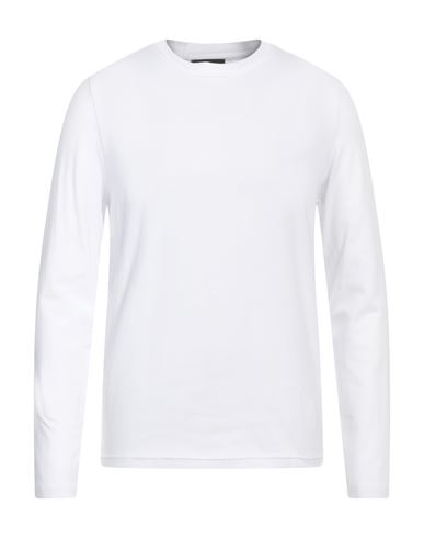 Alpha Studio Man T-shirt White Size 40 Cotton, Elastane