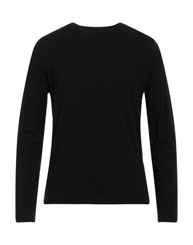Alpha Studio Man T-shirt Black Size 42 Cotton, Elastane