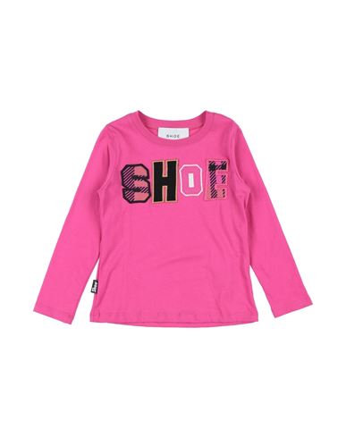 Shoe® Babies' Shoe Toddler Girl T-shirt Fuchsia Size 6 Cotton In Pink