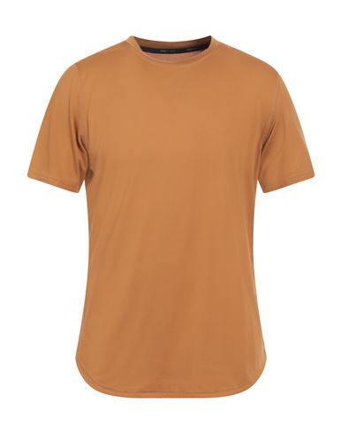 Puma Man T-shirt Brown Size L Polyester, Elastane