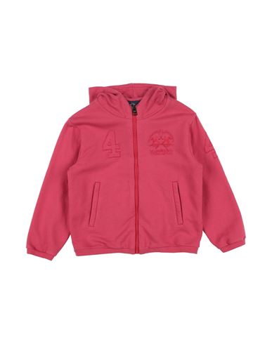 La Martina Babies'  Toddler Boy Sweatshirt Brick Red Size 6 Cotton, Elastane