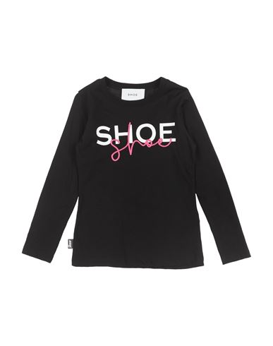 Shoe® Kids' Shoe Toddler Girl T-shirt Black Size 6 Cotton