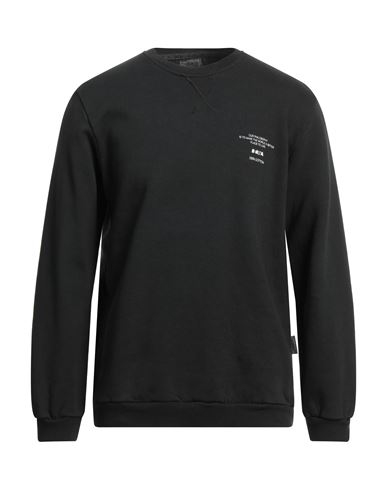 Berna Man Sweatshirt Black Size Xxl Cotton