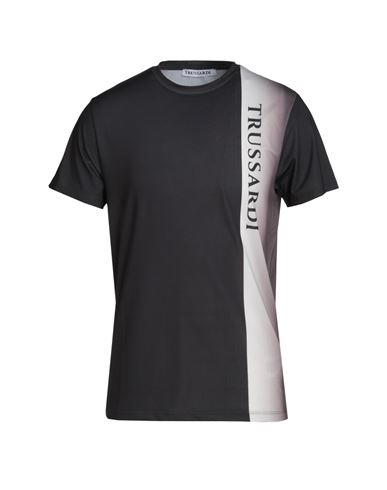 Trussardi Man T-shirt Black Size S Polyamide, Elastane