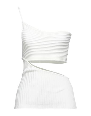 Andreädamo Andreādamo Woman Top Cream Size M Viscose, Polyester, Polyamide, Elastane In White