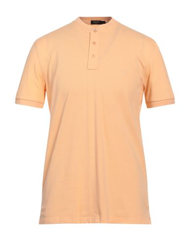 Liu •jo Man Man T-shirt Apricot Size L Cotton, Elastane In Orange