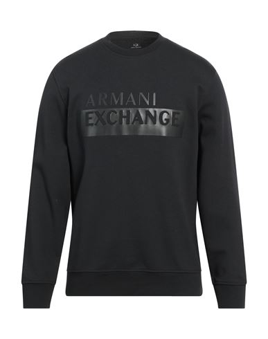 Armani Exchange Sweatshirt Black Cotton In Black