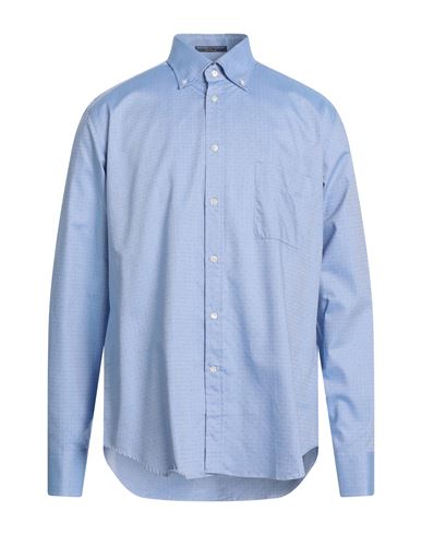 B.d.baggies B. D.baggies Man Shirt Blue Size 3xl Cotton