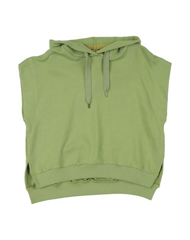 L:ú L:ú By Miss Grant Babies'  Toddler Girl Sweatshirt Light Green Size 6 Cotton, Polyester