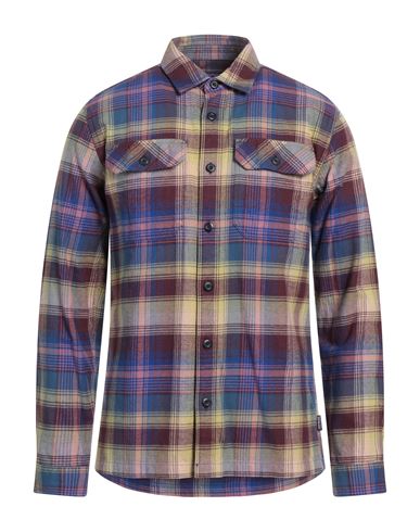 Patagonia Man Shirt Bright Blue Size S Organic Cotton